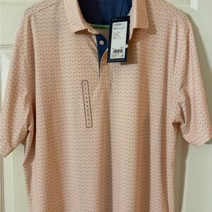 NEW Walter Hagen Large Performance 11 Mens Golf Polo Pink NWT